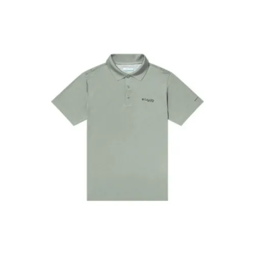 Columbia PFG Polo Shirts Men Green