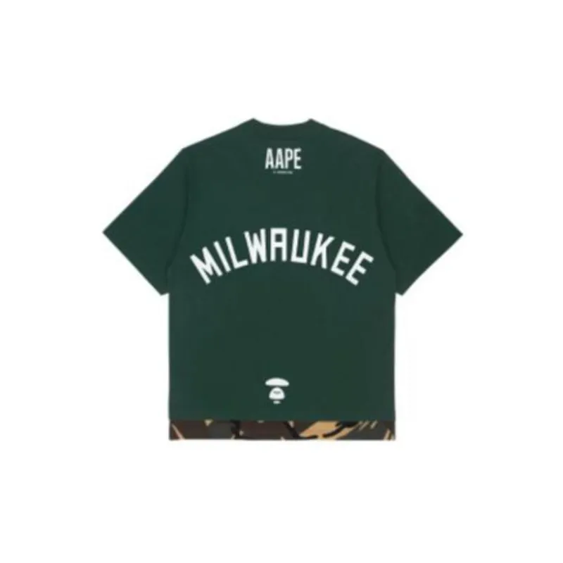 Bape X Nba Style Ape Face Phoenix Suns Basketball Tee-5