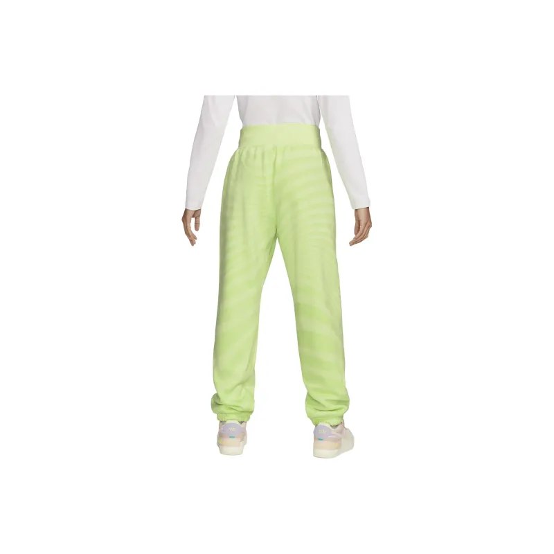 Nike Knitted Sweatpants Women's Green Yellow-1