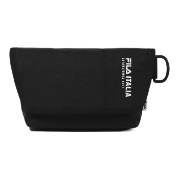 FILA Polyester Messenger Bag Shoulder Bag Crossbody Bag Mini Unisex Black