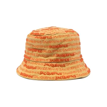 Jacquemus Le Bob Bordado Embroidered Logo Bucket Hat