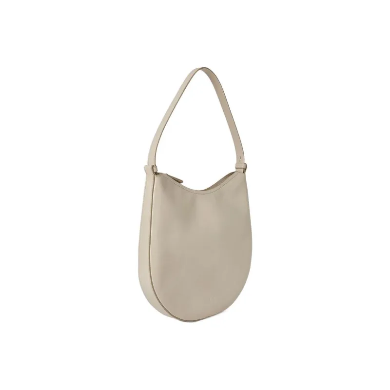 AESTHER EKME Smooth Grain Leather Hobo Bag, Handbag, Shoulder Bag Mini Women's Ecru-1