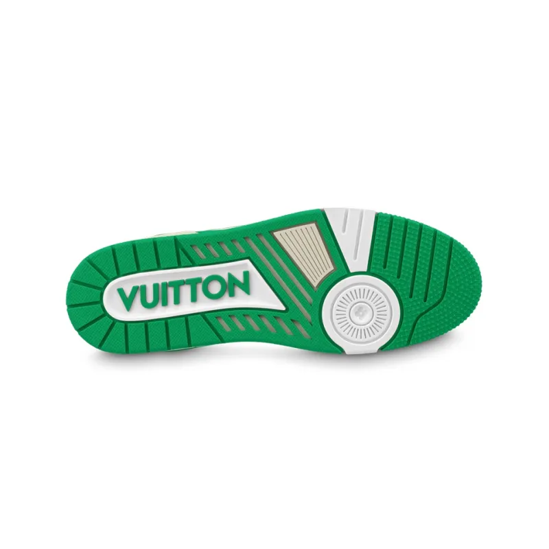 LOUIS VUITTON Trainer #54 Signature White Green-4