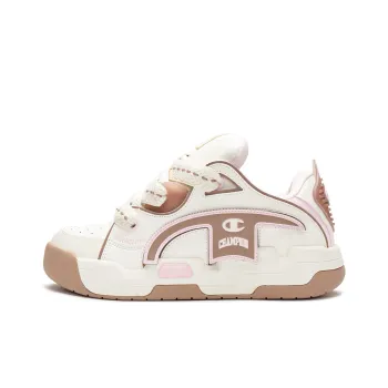 Champion Skateboard Shoes Women's Cream White Velvet Brown