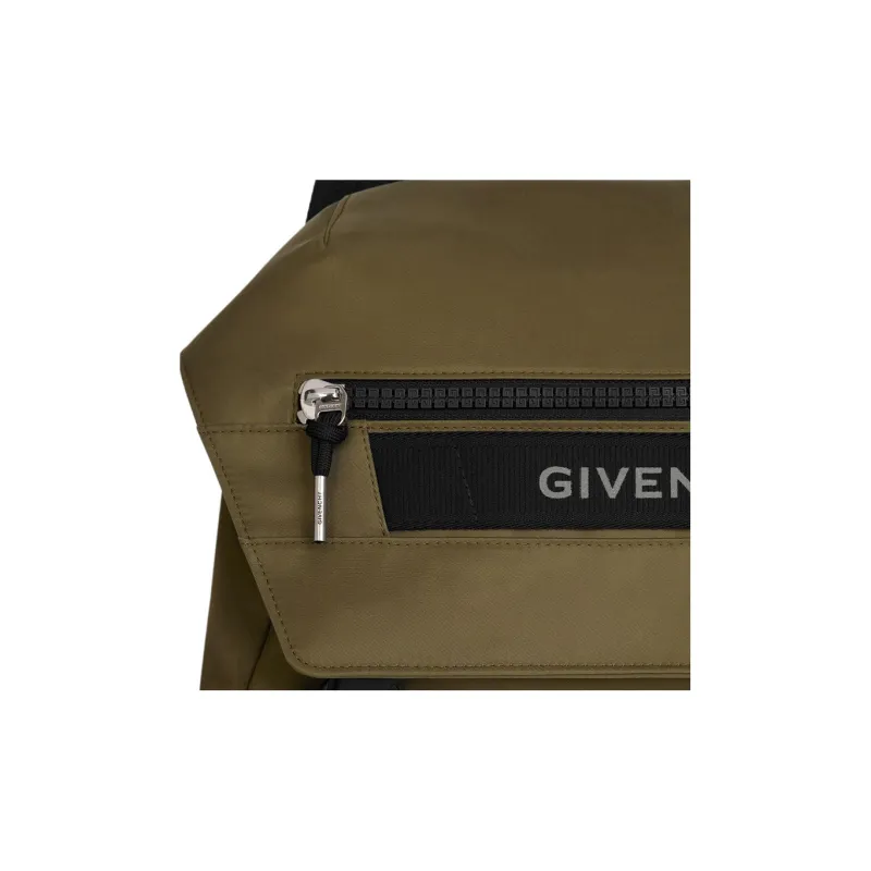 GIVENCHY Nylon Messenger Bag Shoulder Bag Crossbody Bag Men's Khaki-4