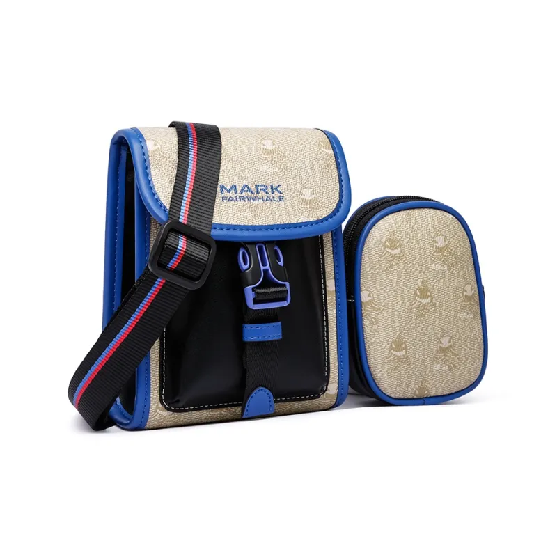 FAIRWHALE PVC Crossbody Bag Shoulder Bag Regular Unisex Multicolor-2