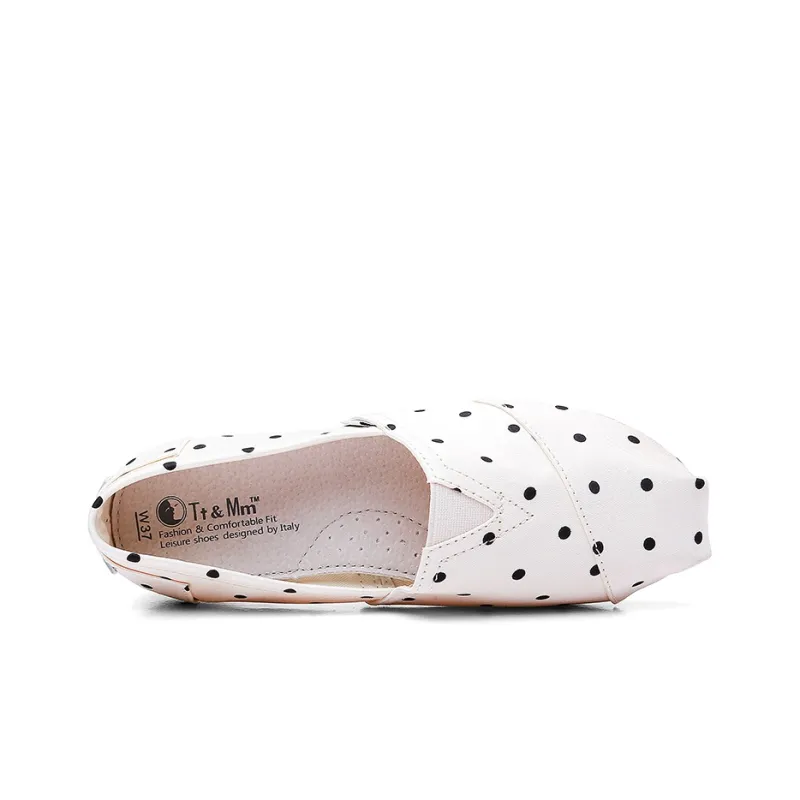 TT&MM Women's Casual Shoes 3CM Women's White-4