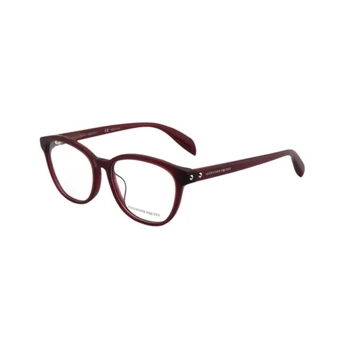 Alexander McQueen Eyeglass Frames Women's Deep Red