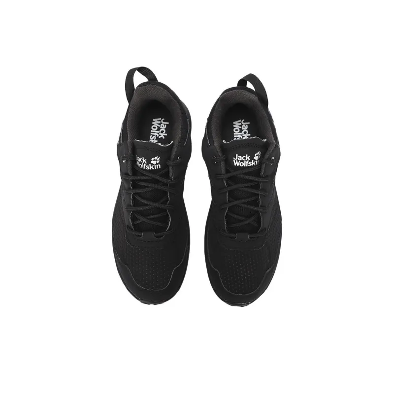 Jack Wolfskin Woodland Texapore Low Cushioning Anti-Slip And Wear-Resistant Low-Top Outdoor Shoes Women's Black-2