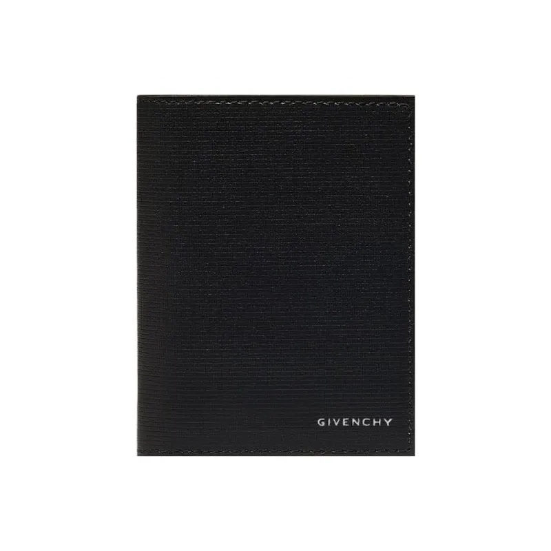 GIVENCHY 4G Calfskin Card Holder Men's Black-0