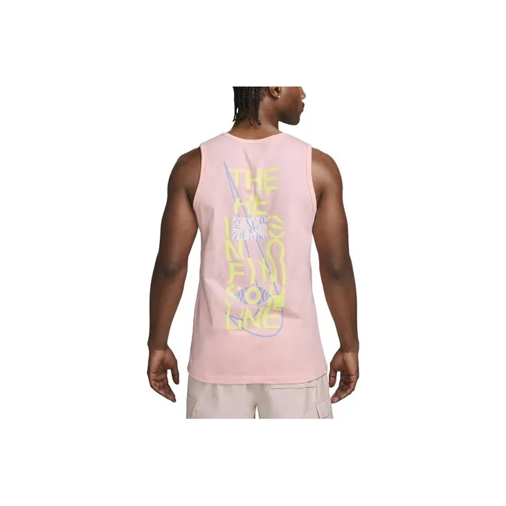 Nike Tank Tops Men Pink-1