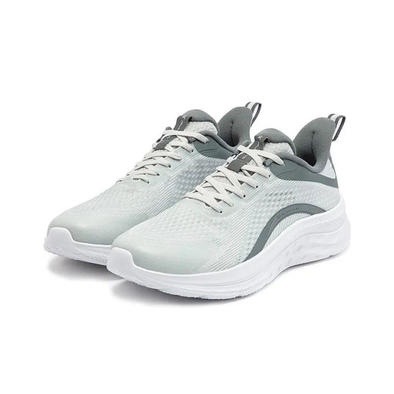 361° Anti Slip And Wear Resistant Breathable Low Top Running Shoes Men's Silent Gray-2