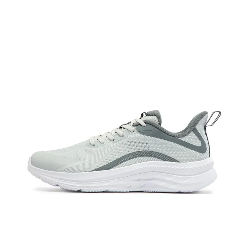 361° Anti Slip And Wear Resistant Breathable Low Top Running Shoes Men's Silent Gray-0