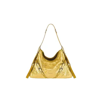 Givenchy Voyou Sheepskin Handbag, Shoulder Bag Women's Gold
