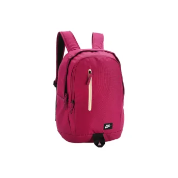 Nike Polyester Backpack Regular Unisex Rose Red