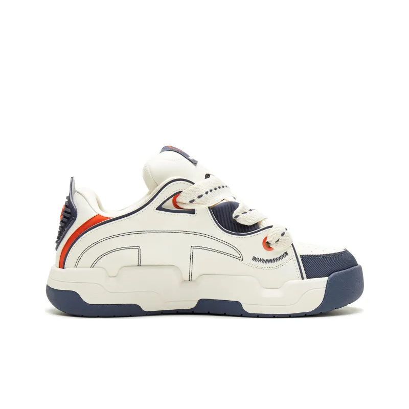 Champion Balance Low Top Skateboard Shoes Men's White Blue-1
