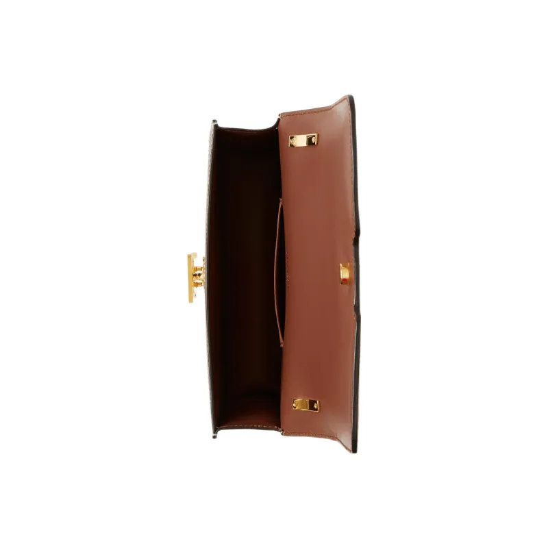 Burberry Canvas With Leather One Shoulder Canvas Bag Crossbody Bags Mini Women's Natural/Malt Brown-3