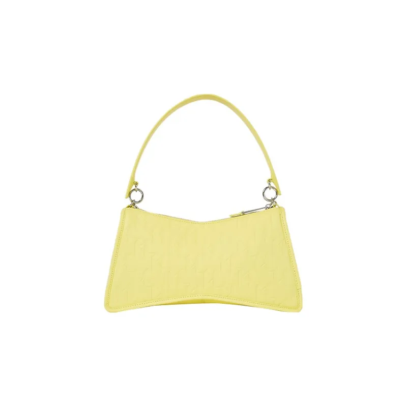 KARL LAGERFELD PU Crossbody Bag, Shoulder Bag Regular Women's Yellow-1