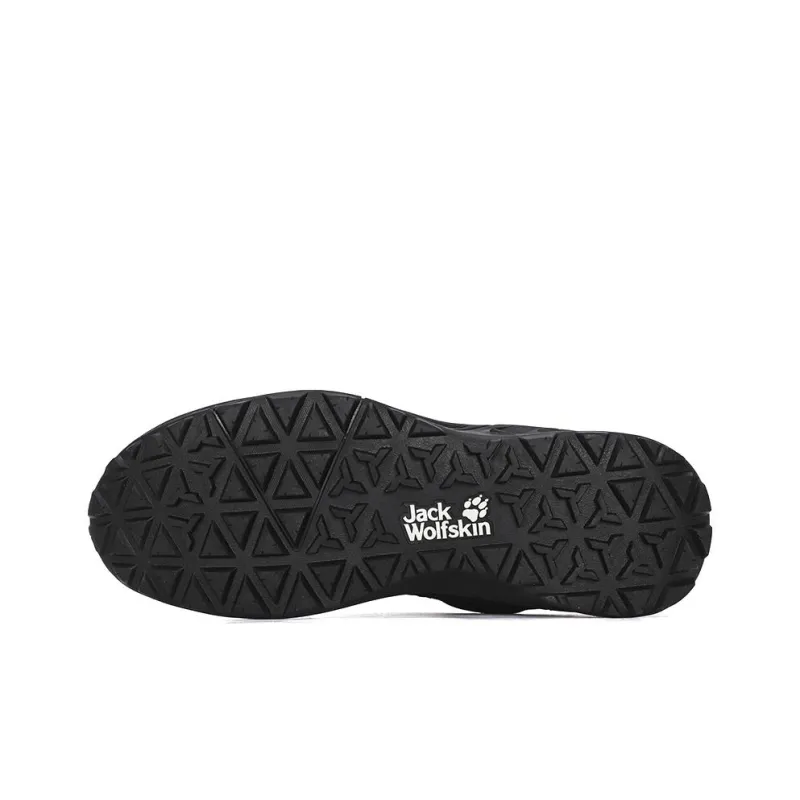 Jack Wolfskin Woodland Texapore Low Cushioning Anti-Slip And Wear-Resistant Low-Top Outdoor Shoes Women's Black-4