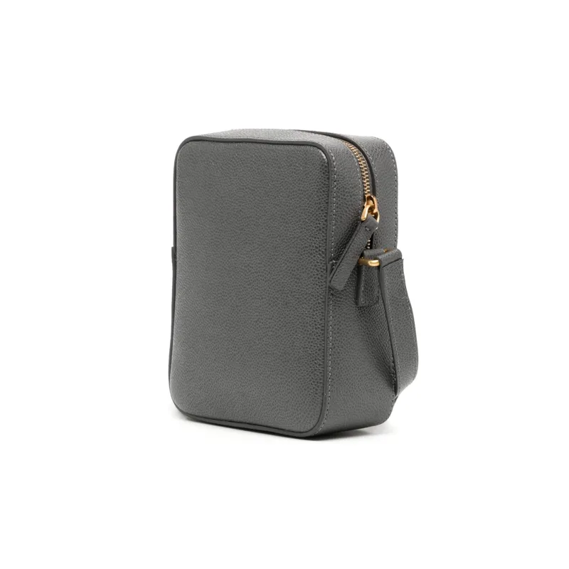 THOM BROWNE· Cow Leather Messenger Bag Shoulder Bag Crossbody Bag Men's Charcoal Gray-1