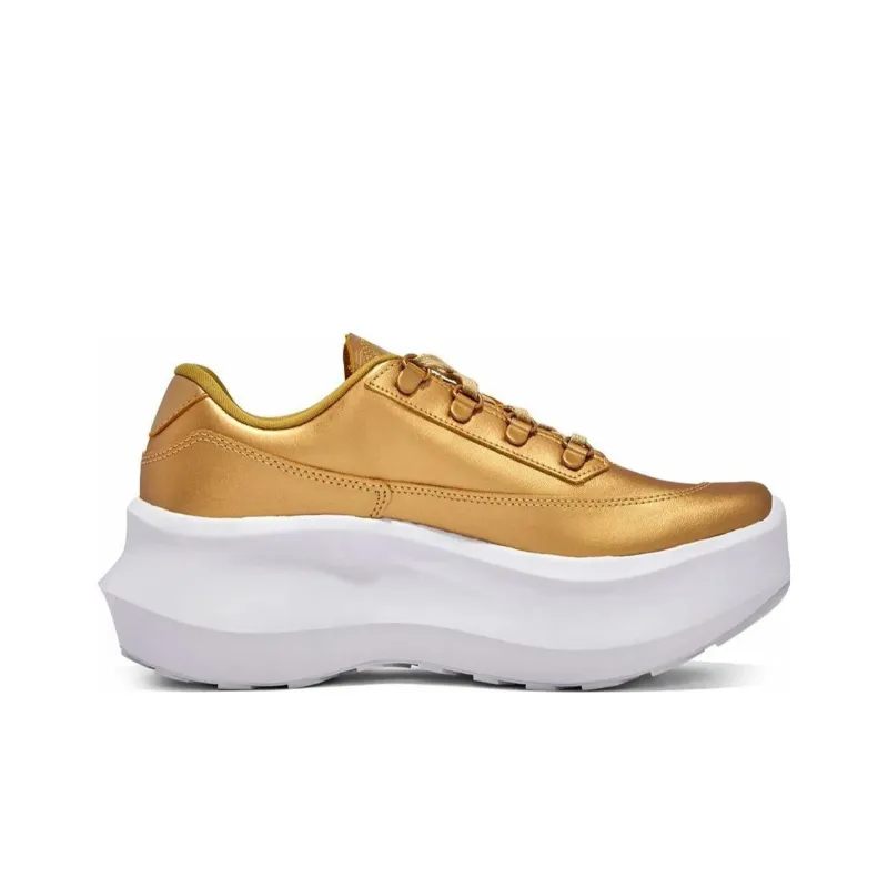 SALOMON SR811 Leather Platform Comme Des Garcons Gold-1