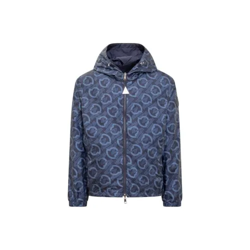 Moncler Jackets Men Navy Blue