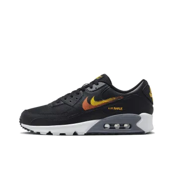 Nike Air Max 90 Spray Paint Swoosh Black University Gold