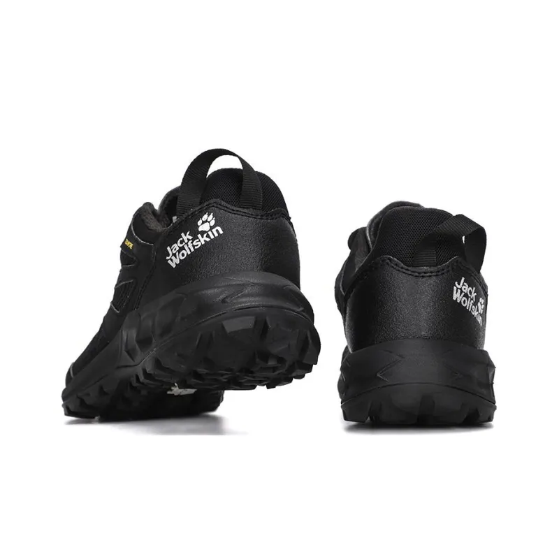 Jack Wolfskin Woodland Texapore Low Cushioning Anti-Slip And Wear-Resistant Low-Top Outdoor Shoes Women's Black-3