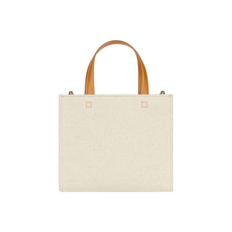 GIVENCHY Cotton Canvas Tote Bag Shopping Bag Canvas Bag Handbags Mini Women's Natural Beige-2