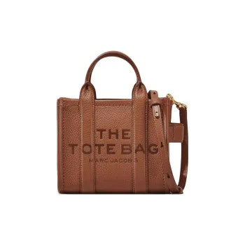 MARC JACOBS Full Grain Leather Tote Bag Shopping Bag Shoulder Bag Crossbody Bag Handbag Mini Women's Brown