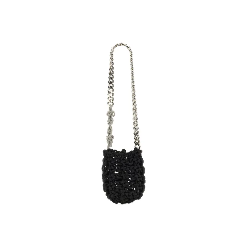 KARA Polyamide Crossbody Bag Shoulder Bag Women's Black-2