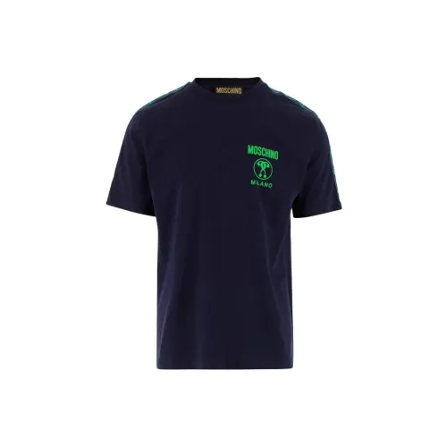 MOSCHINO T-Shirts Men Blue