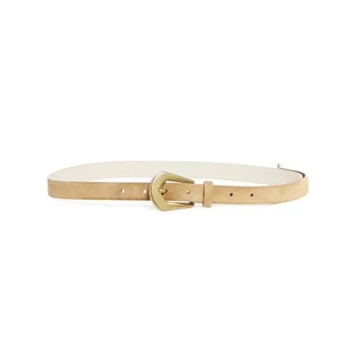 Brunello Cucinelli Leather Belts Women's Yellow