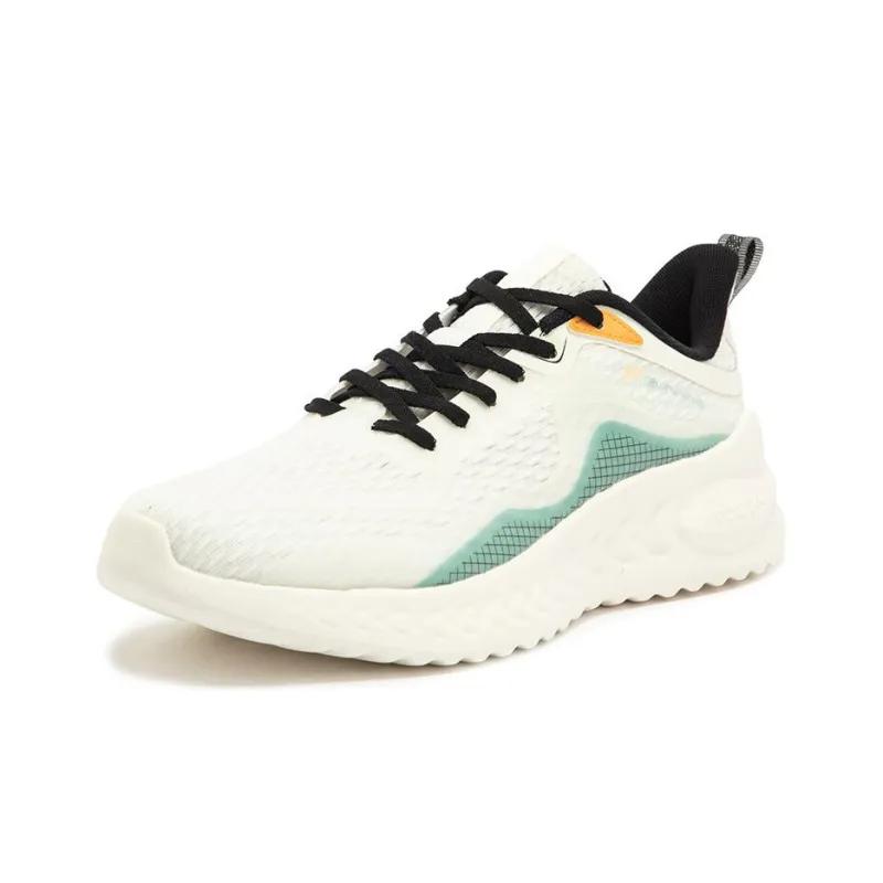 361° Slip Resistant, Abrasion Resistant, Breathable Low Top Running Shoes Men's White Black Cyan-1