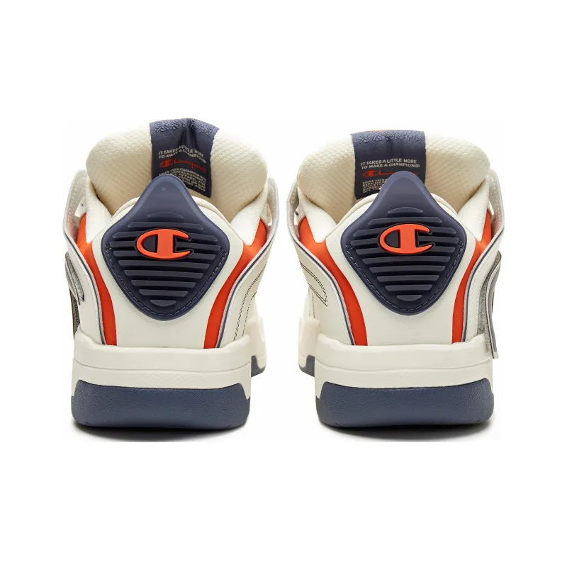 Champion Balance Low Top Skateboard Shoes Men's White Blue-3