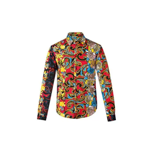 VERSACE JEANS Shirts Men Multicolor