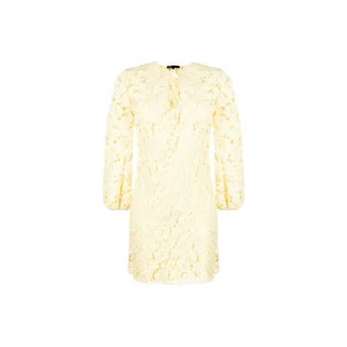 Maje Long-Sleeved Dresses Women's Light Yellow