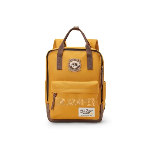 Teenie Weenie Backpacks Ginger Yellow/Coffee Brown