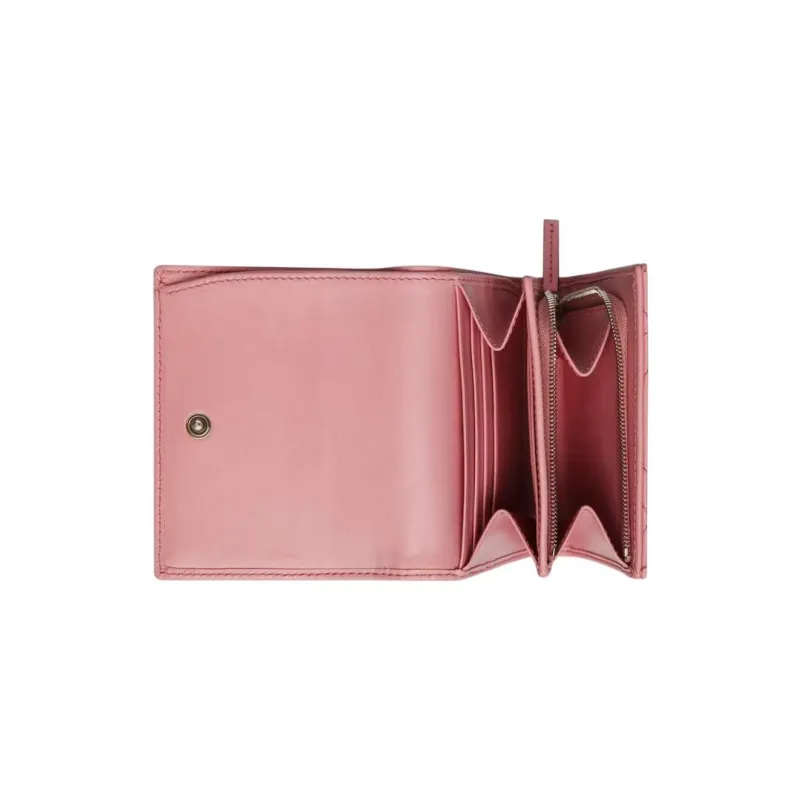GUCCI GG Marmont Leather Card Clip Money Clip Card Holder Wallet Mini Women's Pink-3