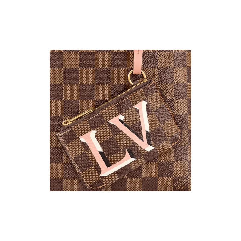 LOUIS VUITTON Belmont Leather Handbag Shoulder Bag Small Size Women's Monogram Pink-4