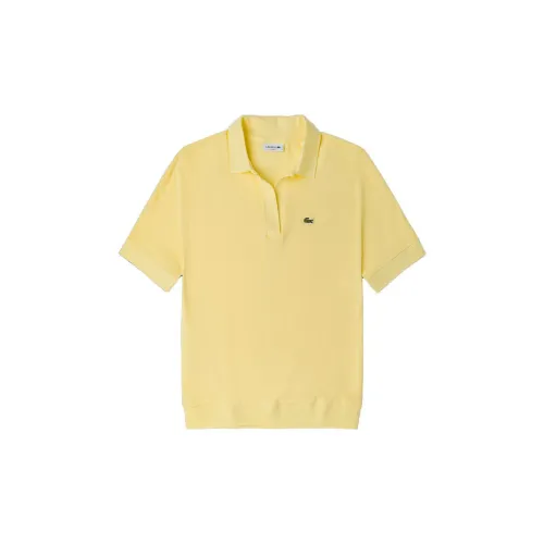 LACOSTE Polo Shirts Women's Light Yellow