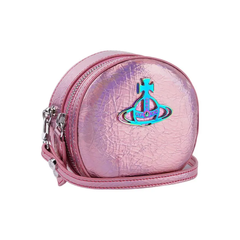 Vivienne Westwood Polyurethane Shoulder Bag, Crossbody Bag Women's Pink-1