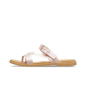 Crocs Tulum Shimmer Toe Post Sandals 'Pink Clay' Women's