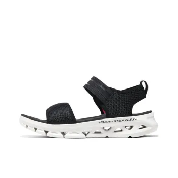 Skechers Go Glide Step Flex Sandal 'Black White' Women's