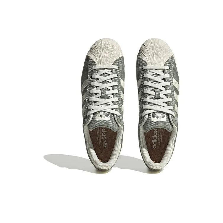 Adidas Originals Superstar Shoes 'Olive Green Cream'-3