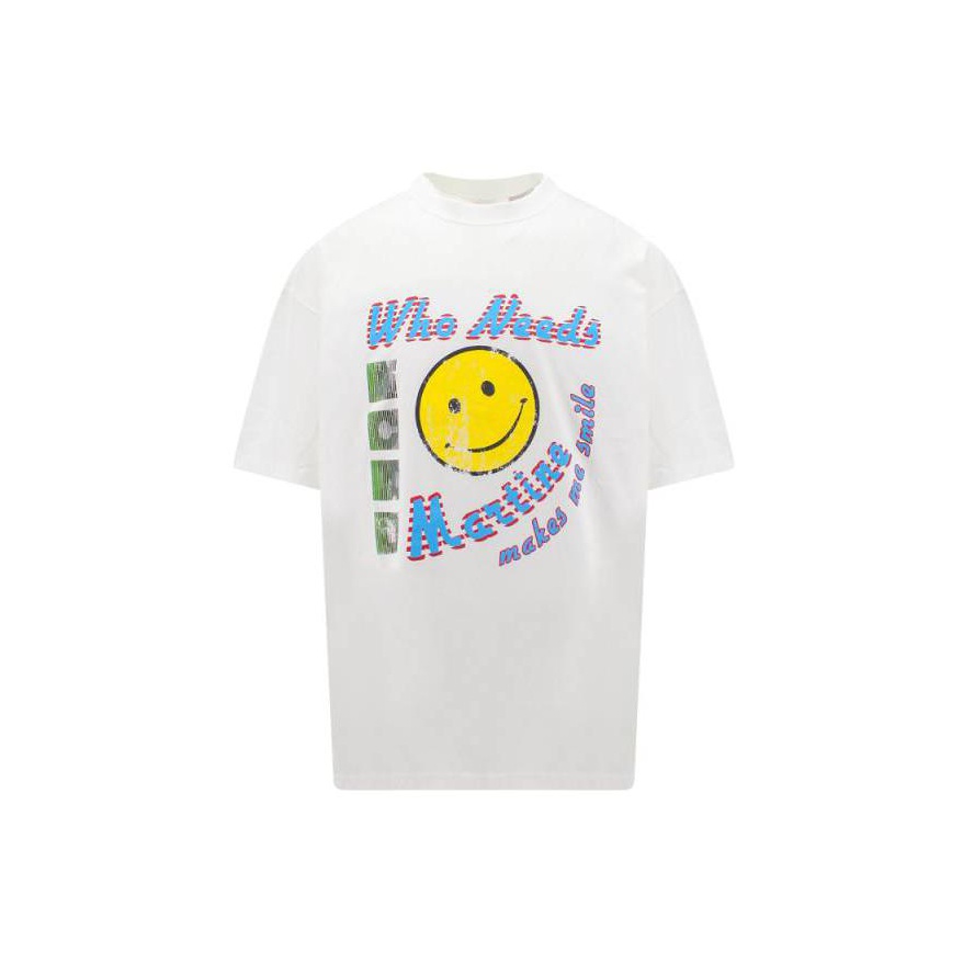 Martine Rose T-Shirts Unisex Light Yellow - POIZON