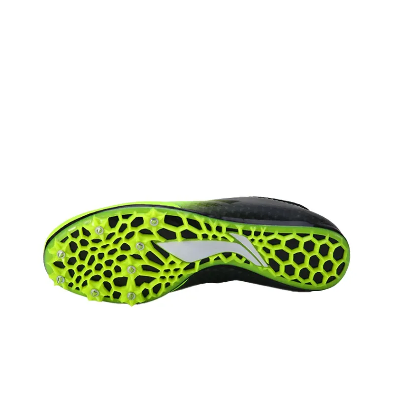 LiNing Breathable Support Low Top Running Shoes Unisex Neon Green Black-4