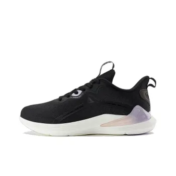 PEAK Cushioning Anti Slip And Wear Resistant Low Top Running Shoes Women's Black Purple