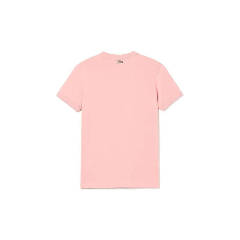 LACOSTE T Shirts Women's Pink-1
