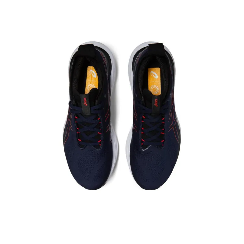 Asics Gel Nimbus 25 Wide 'Midnight Electric Red'-4